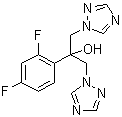 Fluconazole molecular structure (CAS 86386-73-4)