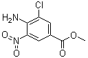 4-Amino-3-chloro-5-nitrobenzoic acid methyl ester molecular structure (CAS 863886-04-8)