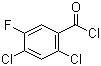2,4-二氯-5-氟苯甲酰氯分子结构 (CAS 86393-34-2)