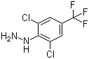 2,6-Dichloro-4-(trifluoromethyl)phenylhydrazine molecular structure (CAS 86398-94-9)