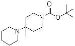structure of CAS# 864369-96-0, 4'-Methyl-[1,4'-bipiperidine]-1'-carboxylic acid 1,1-dimethylethyl ester