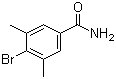 结构式 CAS# 864825-81-0, 4-溴-3,5-二甲基苯甲酰胺