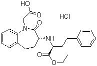 结构式 CAS# 86541-77-7, 盐酸贝那普利