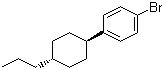1-Bromo-4-(trans-4-propylcyclohexyl)benzene molecular structure (CAS 86579-53-5)