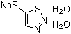 5-Mercapto-1,2,3-thiadiazole sodium salt dihydrate molecular structure (CAS 865854-97-3)