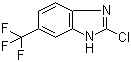 structure of CAS# 86604-86-6, 2-Chloro-6-(trifluoromethyl)-1H-benzimidazole