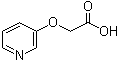 结构式 CAS# 86649-57-2, 3-吡啶基氧基乙酸