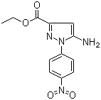 结构式 CAS# 866838-08-6, 5-氨基-1-(4-硝基苯基)-1H-吡唑-3-羧酸乙酯