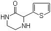 structure of CAS# 86696-86-8, Tenilsetam;3-(2-Thienyl)-2-piperazinone