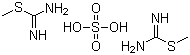 结构式 CAS# 867-44-7, S-甲基异硫脲硫酸盐
