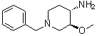 trans-3-Methoxy-1-(phenylmethyl)-4-piperidinamine molecular structure (CAS 86717-81-9)