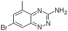 结构式 CAS# 867330-26-5, 7-溴-5-甲基苯并[e][1,2,4]三嗪-3-胺