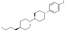 [trans(trans)]-1-(4'-Butyl[1,1'-bicyclohexyl]-4-yl)-4-iodobenzene molecular structure (CAS 86761-24-2)