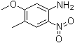 2-硝基-4-甲基-5-甲氧基苯胺分子结构 (CAS 86771-76-8)