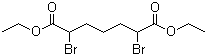 2,6-二溴庚二酸二乙酯分子结构 (CAS 868-68-8)