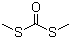 structure of CAS# 868-84-8, S,S'-Dimethyl dithiocarbonate;Carbonodithioic acid S,S-dimethyl ester