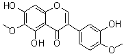 结构式 CAS# 86849-77-6, 鸢尾黄酮乙素