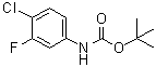 structure of CAS# 869299-68-3, 1,1-Dimethylethyl (4-chloro-3-fluorophenyl)carbamate
