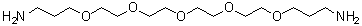 4,7,10,13,16-Pentaoxanonadecane-1,19-diamine molecular structure (CAS 869308-34-9)