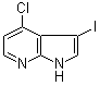 4-Chloro-3-iodo-1H-pyrrolo[2,3-b]pyridine molecular structure (CAS 869335-73-9)