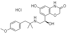 Olodaterol hydrochloride molecular structure (CAS 869477-96-3)