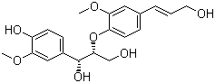 (1R,2R)-1-(4-Hydroxy-3-methoxyphenyl)-2-[4-[(1E)-3-hydroxy-1-propen-1-yl]-2-methoxyphenoxy]-1,3-propanediol molecular structure (CAS 869799-76-8)