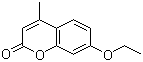 7-乙氧基-4-甲基香豆素分子结构 (CAS 87-05-8)