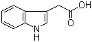 structure of CAS# 87-51-4, Indole-3-acetic acid;1H-Indole-3-acetic acid; Heteroauxin; 3-Indolylacetic acid
