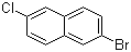 structure of CAS# 870822-84-7, 2-Bromo-6-chloronaphthalene