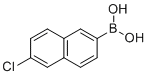 (6-氯-2-萘基)硼酸分子结构 (CAS 870822-86-9)