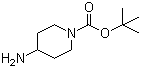 结构式 CAS# 87120-72-7, 1-Boc-4-氨基哌啶; 1-叔丁氧羰基-4-氨基哌啶