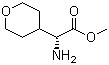 (R)-Amino(tetrahydropyran-4-yl)acetic acid methyl ester molecular structure (CAS 871301-35-8)