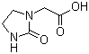 结构式 CAS# 87219-22-5, 2-氧代-1-咪唑烷乙酸