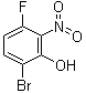 6-Bromo-3-fluoro-2-nitrophenol molecular structure (CAS 872363-59-2)