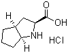 structure of CAS# 87269-86-1, (E)-(-)-Octahydrocyclopenta[b]pyrrole-2-carboxylic acid hydrochloride;(2S,3aS,6aS)-Octahydrocyclopenta[b]pyrrole-2-carboxylic acid hydrochloride