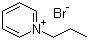 1-丙基溴化吡啶分子结构 (CAS 873-71-2)