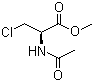 结构式 CAS# 87333-22-0, N-乙酰基-3-氯-L-丙氨酸甲酯