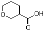 结构式 CAS# 873397-34-3, 四氢吡喃-3-甲酸
