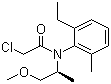 structure of CAS# 87392-12-9, (S)-Metolachlor;2-Chloro-N-(2-ethyl-6-methylphenyl)-N-[(1S)-2-methoxy-1-methylethyl]acetamide