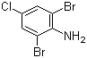 结构式 CAS# 874-17-9, 2,6-二溴-4-氯苯胺