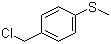 structure of CAS# 874-87-3, 4-(Methylthio)benzyl chloride;1-(Chloromethyl)-4-(methylthio)benzene; p-(Methylthio)benzyl chloride