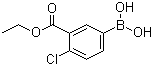 4-Chloro-3-(ethoxycarbonyl)phenylboronic acid molecular structure (CAS 874219-46-2)