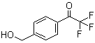 structure of CAS# 87437-75-0, 2,2,2-Trifluoro-1-[4-(hydroxymethyl)phenyl]ethanone