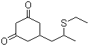 结构式 CAS# 87476-15-1, 5-[2-(乙硫基)丙基]-1,3-环己二酮