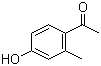结构式 CAS# 875-59-2, 4'-羟基-2'-甲基苯乙酮