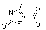 2,3-二氢-4-甲基-2-氧代-5-噻唑甲酸分子结构 (CAS 875237-46-0)