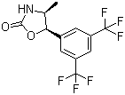 结构式 CAS# 875444-08-9, (4S,5R)-5-[3,5-双(三氟甲基)苯基]-4-甲基-1,3-恶唑烷-2-酮