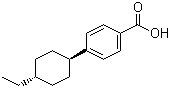 structure of CAS# 87592-41-4, 4-(trans-4-Ethylcyclohexyl)benzoic acid