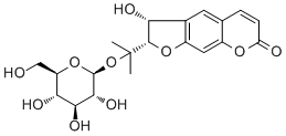 Smyrindioloside molecular structure (CAS 87592-77-6)