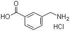 3-Aminomethylbenzoic acid hydrochloride molecular structure (CAS 876-03-9)
